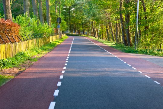 Empty rural road